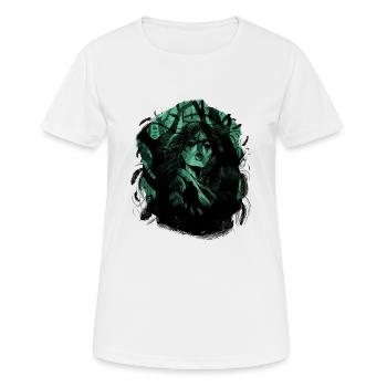 Nature Forêt Chaman Chaman Amoureux de la nature - T-shirt respirant Femme - blanc - Devant - AI Model Female 172 dark (172cm)