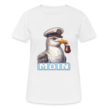 MÖVE MOIN - Women's Breathable T-Shirt - white - Front - AI Model Female 172 dark (172cm)