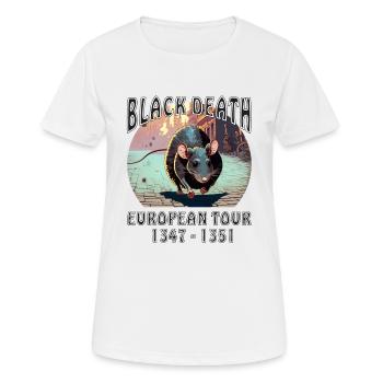 PESTE NOIRE CHEZ LE RAT - T-shirt respirant Femme - blanc - Devant - AI Model Female 172 dark (172cm)