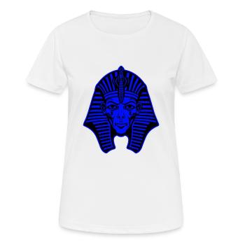 Pharao Porträt - Frauen T-Shirt atmungsaktiv - Weiß - Vorne - AI Model Female 172 dark (172cm)