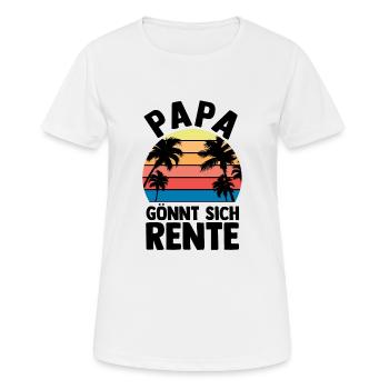 Vacation Vacationer Father Dad - Women's Breathable T-Shirt - white - Front - AI Model Female 172 dark (172cm)