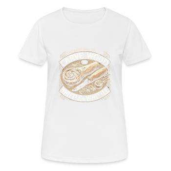 Die beste Art, Holz zu schnitzen, ist Schnitz für - Frauen T-Shirt atmungsaktiv - Weiß - Vorne - AI Model Female 172 dark (172cm)