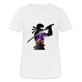 NINJA - T-shirt respirant Femme - blanc - Devant - AI Model Female 172 dark (172cm)
