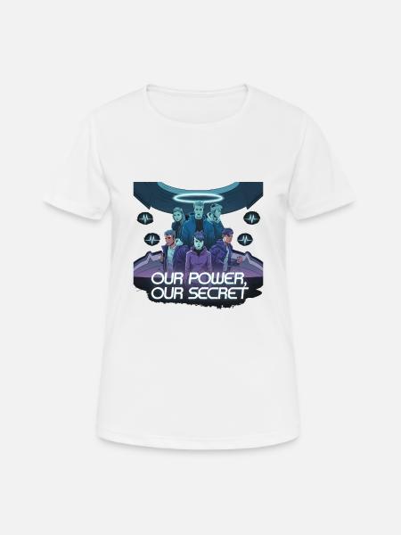 OUR POWER, OUR SECRET - Women's Breathable T-Shirt - white