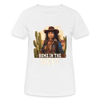 MAISON FRAU À L’OUEST - T-shirt respirant Femme - blanc - Devant - AI Model Female 172 dark (172cm)
