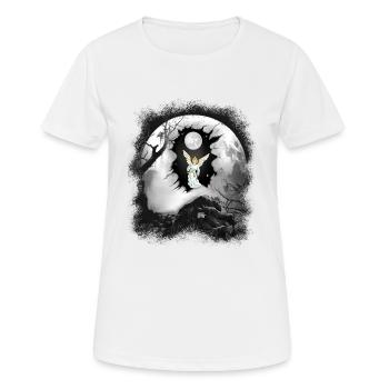 Ange Spirituel Gardien Ange Nature Céleste - T-shirt respirant Femme - blanc - Devant - AI Model Female 172 dark (172cm)
