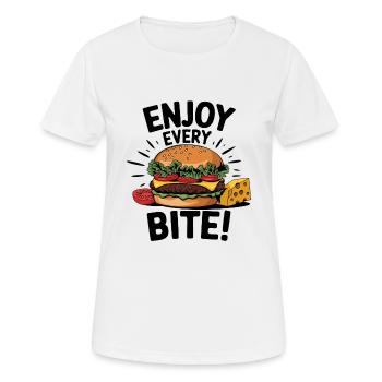 HAMBURGERS - T-shirt respirant Femme - blanc - Devant - AI Model Female 172 dark (172cm)