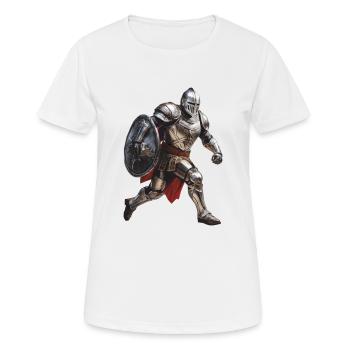KNIGHT ARMOR - Women's Breathable T-Shirt - white - Front - AI Model Female 172 dark (172cm)