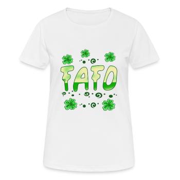 Fafo la Saint-Patrick - T-shirt respirant Femme - blanc - Devant - AI Model Female 172 dark (172cm)