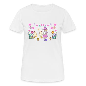 Kinder Kind Ostern Osterfest Kleinkinder Baby - Frauen T-Shirt atmungsaktiv - Weiß - Vorne - AI Model Female 172 dark (172cm)