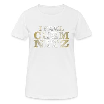 JE ME SENS CHEMNITZ - T-shirt respirant Femme - blanc - Devant - AI Model Female 172 dark (172cm)
