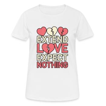 Mitgefühl Menschlichkeit Motivation Empathie Güte - Frauen T-Shirt atmungsaktiv - Weiß - Vorne - AI Model Female 172 dark (172cm)