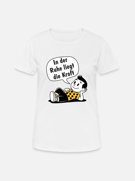 There is strength in calmness - Women's Breathable T-Shirt - white