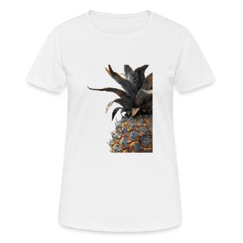 Ananas - Frauen T-Shirt atmungsaktiv - Weiß - Vorne - AI Model Female 172 dark (172cm)