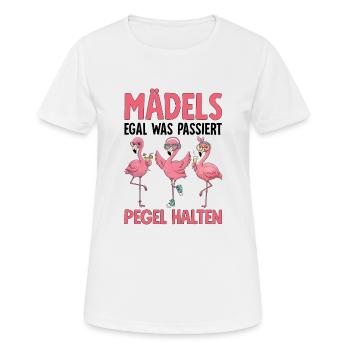 Girls no matter what happens Maintain levels - Women's Breathable T-Shirt - white - Front - AI Model Female 172 dark (172cm)