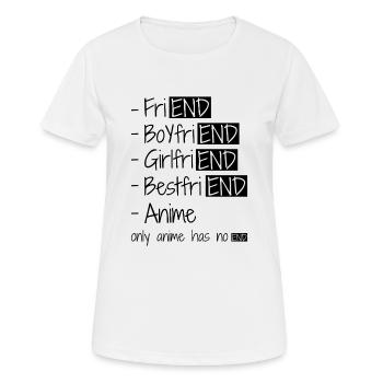 Anime Design For Girls Boys Women Men, Anime Lover - Women's Breathable T-Shirt - white - Front - AI Model Female 172 dark (172cm)