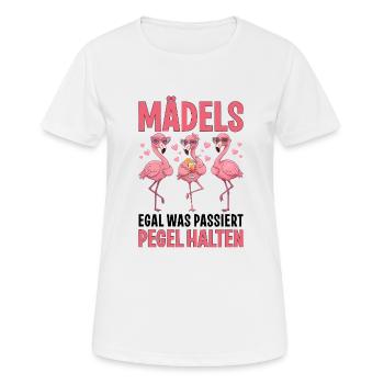 Girls No Matter What Happens Level Hold Flamingo - Women's Breathable T-Shirt - white - Front - AI Model Female 172 dark (172cm)
