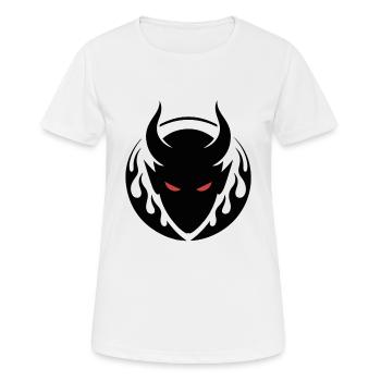 DARK SPIRIT - Women's Breathable T-Shirt - white - Front - AI Model Female 172 dark (172cm)