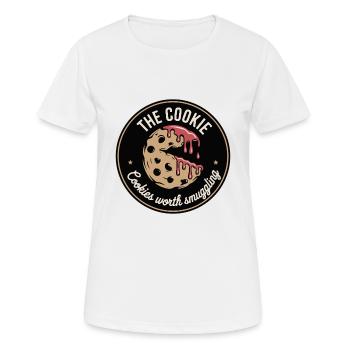 KEKSE, DIE ES WERT SIND - Frauen T-Shirt atmungsaktiv - Weiß - Vorne - AI Model Female 172 dark (172cm)