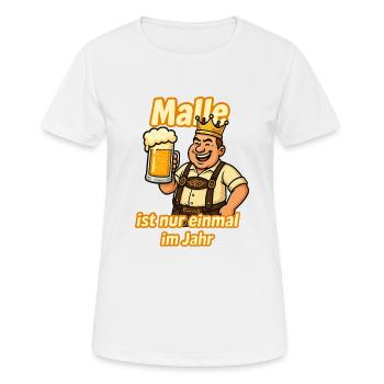 Party Outfit Men Men with Saying Weekend - Women's Breathable T-Shirt - white - Front - AI Model Female 172 dark (172cm)