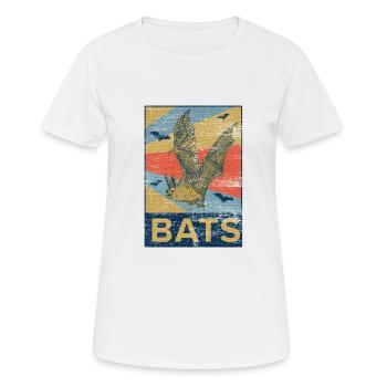 Bat Wings Vampire Halloween Gift Animal - Women's Breathable T-Shirt - white - Front - AI Model Female 172 dark (172cm)