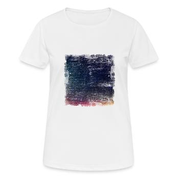 Starry sky night sky star universe moon - Women's Breathable T-Shirt - white - Front - AI Model Female 172 dark (172cm)