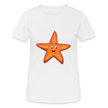 Idée cadeau - T-shirt respirant Femme - blanc - Devant - AI Model Female 172 dark (172cm)