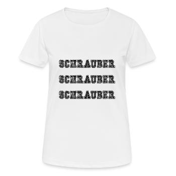 Faites le cadeau de l’hélicoptère Hub 117 - T-shirt respirant Femme - blanc - Devant - AI Model Female 172 dark (172cm)