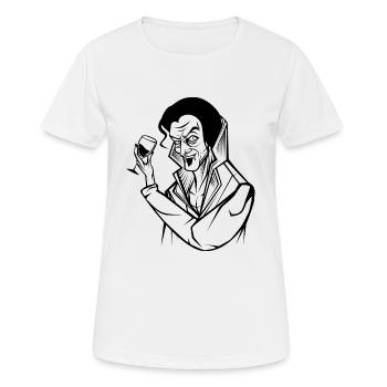 vampire - T-shirt respirant Femme - blanc - Devant - AI Model Female 172 dark (172cm)