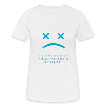 Computer - Frauen T-Shirt atmungsaktiv - Weiß - Vorne - AI Model Female 172 dark (172cm)