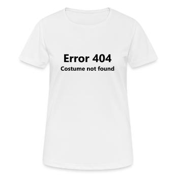 Halloween Computer Nerd Verkleidung Kostüm Lustig - Frauen T-Shirt atmungsaktiv - Weiß - Vorne - AI Model Female 172 dark (172cm)