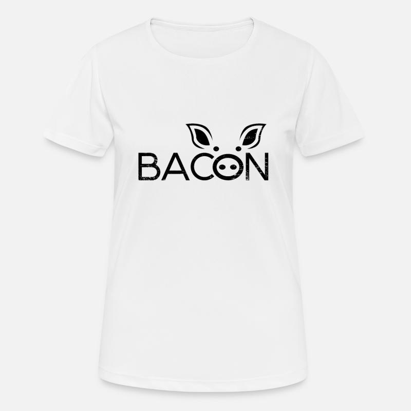 Bacon - Women's Breathable T-Shirt - white