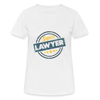 Anwalt - Frauen T-Shirt atmungsaktiv - Weiß - Vorne - AI Model Female 172 dark (172cm)