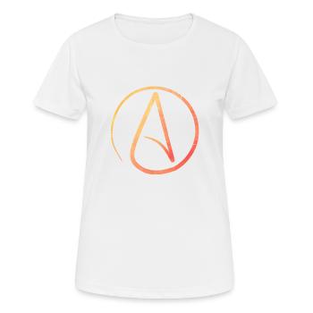 Atheism Symbol - Atheist - Women's Breathable T-Shirt - white - Front - AI Model Female 172 dark (172cm)