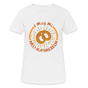 blockedTitle - Women's Breathable T-Shirt - white - Front - AI Model Female 172 dark (172cm)
