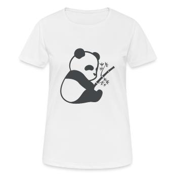 Panda Pandas Giant Panda - Women's Breathable T-Shirt - white - Front - AI Model Female 172 dark (172cm)