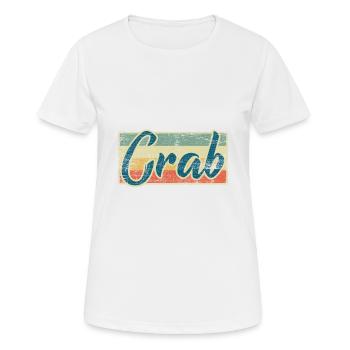 Krabbe - Frauen T-Shirt atmungsaktiv - Weiß - Vorne - AI Model Female 172 dark (172cm)