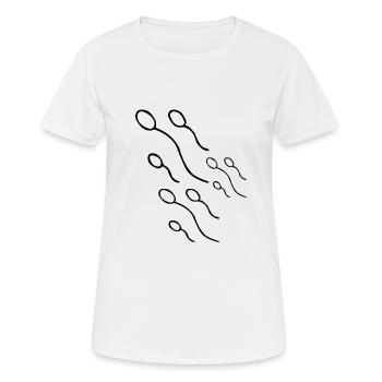 THE WAY TO LUCK - Women's Breathable T-Shirt - white - Front - AI Model Female 172 dark (172cm)