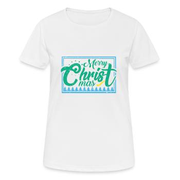 Christmas Christmas Christmassy gift - Women's Breathable T-Shirt - white - Front - AI Model Female 172 dark (172cm)