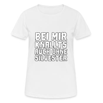 Silvester Silvester Silvester Party - Frauen T-Shirt atmungsaktiv - Weiß - Vorne - AI Model Female 172 dark (172cm)