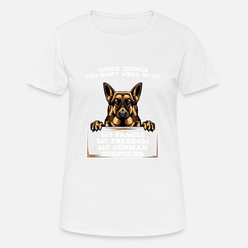 German Shepherd German Shepherd Gift - Women's Breathable T-Shirt - white