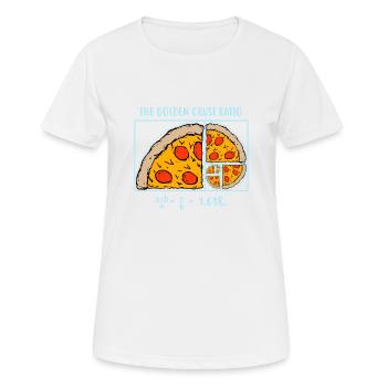 The golden crust ratio gift - Women's Breathable T-Shirt - white - Front - AI Model Female 172 dark (172cm)