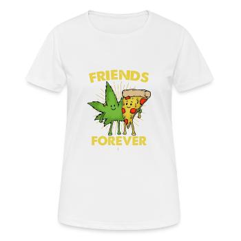 friends forever gift - Women's Breathable T-Shirt - white - Front - AI Model Female 172 dark (172cm)
