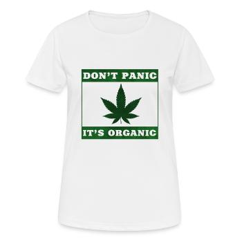 cannabis - T-shirt respirant Femme - blanc - Devant - AI Model Female 172 dark (172cm)