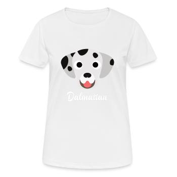 Dalmatian - Women's Breathable T-Shirt - white - Front - AI Model Female 172 dark (172cm)