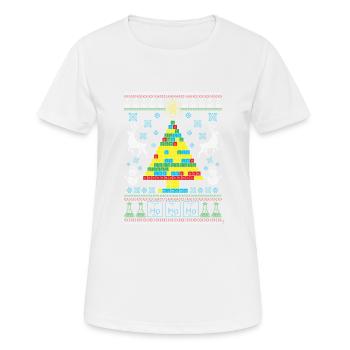 buntes chemistree Geschenk - Frauen T-Shirt atmungsaktiv - Weiß - Vorne - AI Model Female 172 dark (172cm)