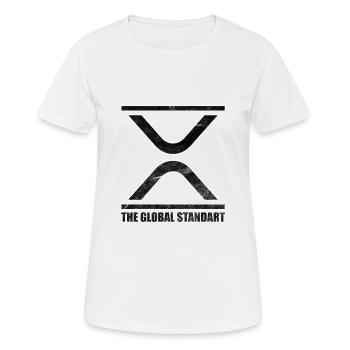 XRP the standard - Women's Breathable T-Shirt - white - Front - AI Model Female 172 dark (172cm)