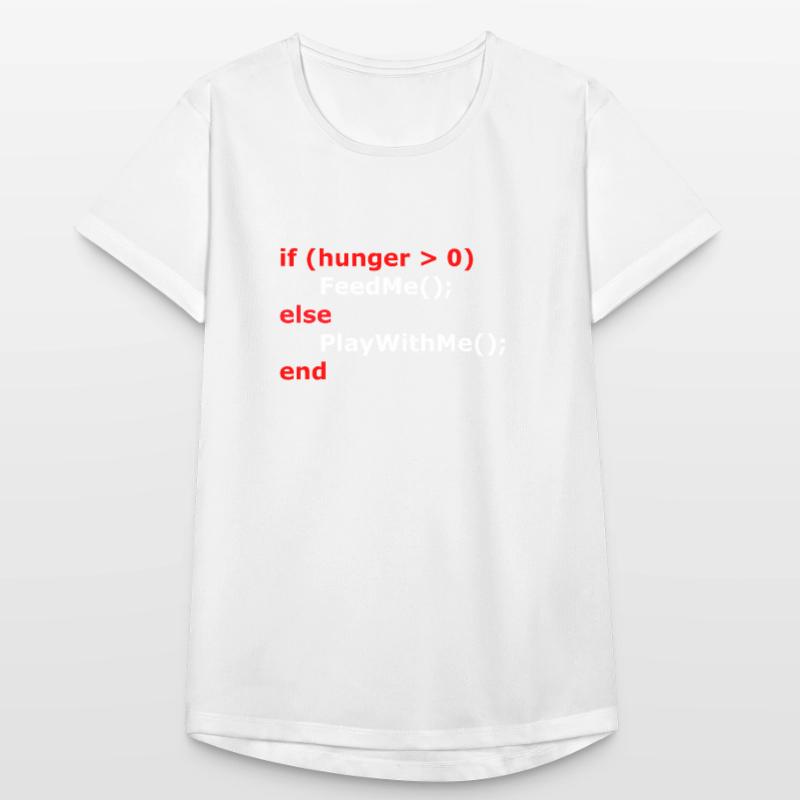 Coding If Hunger Women's Breathable T-Shirt
