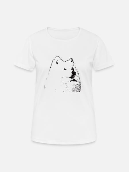 Samoyed - Women's Breathable T-Shirt - white