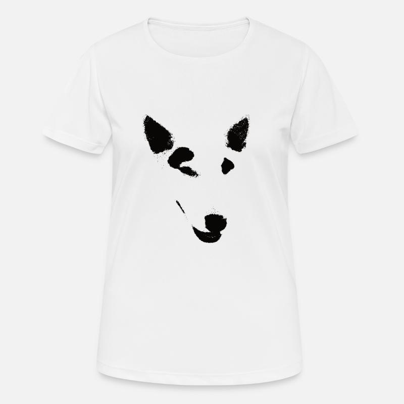 Miniature Bull Terrier - Women's Breathable T-Shirt - white